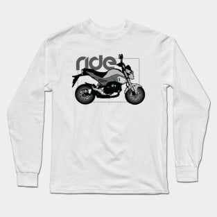 Ride grom bw Long Sleeve T-Shirt